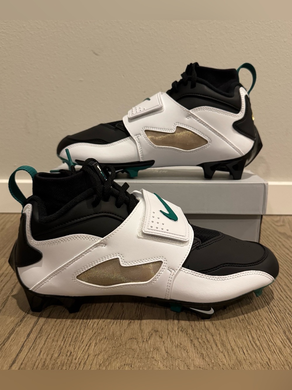 Nike Air Diamond Turf 93 TD Emerald Green Football Cleats NEW